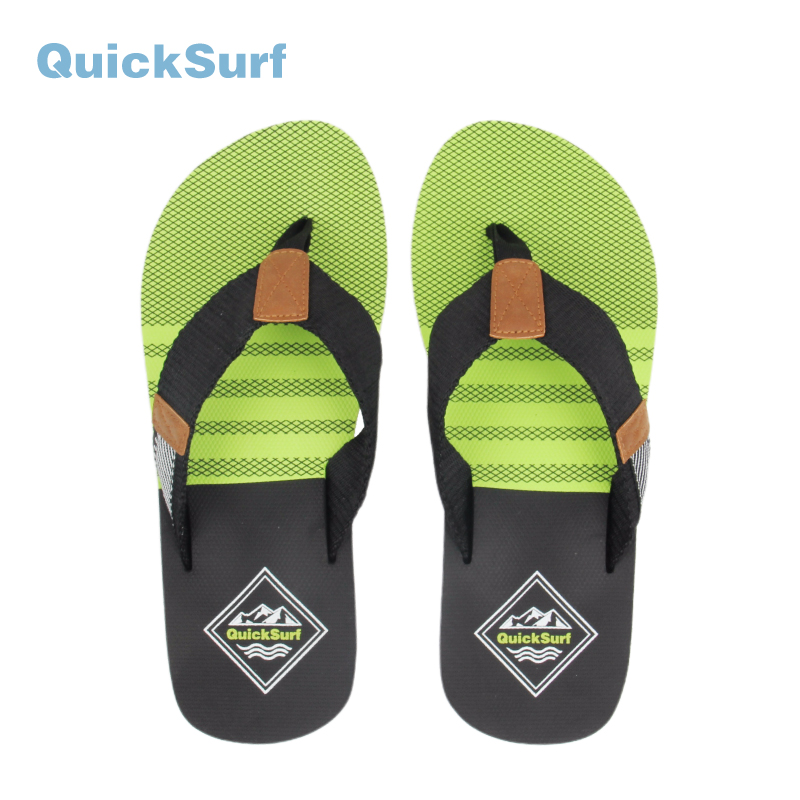 Quicksurf Flip-flops with Textile Upper and Anti-slip Outsole
