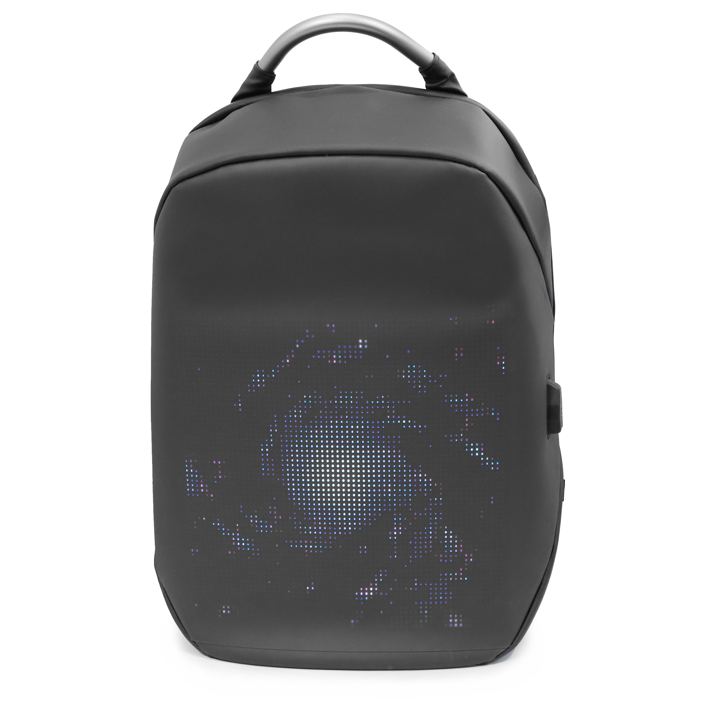 Luminous Backpack with USB Charging Port for Men