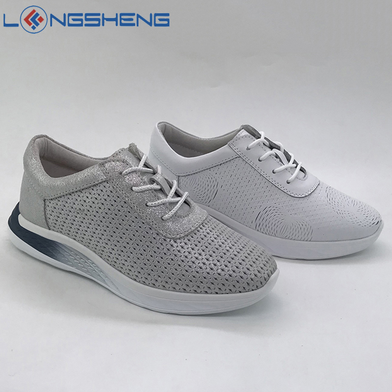 Women's casual leather shoes