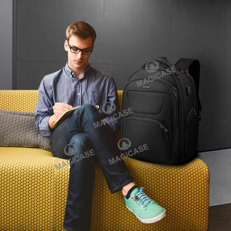 MAGICASE Travel Laptop Backpack with USB Charging Port