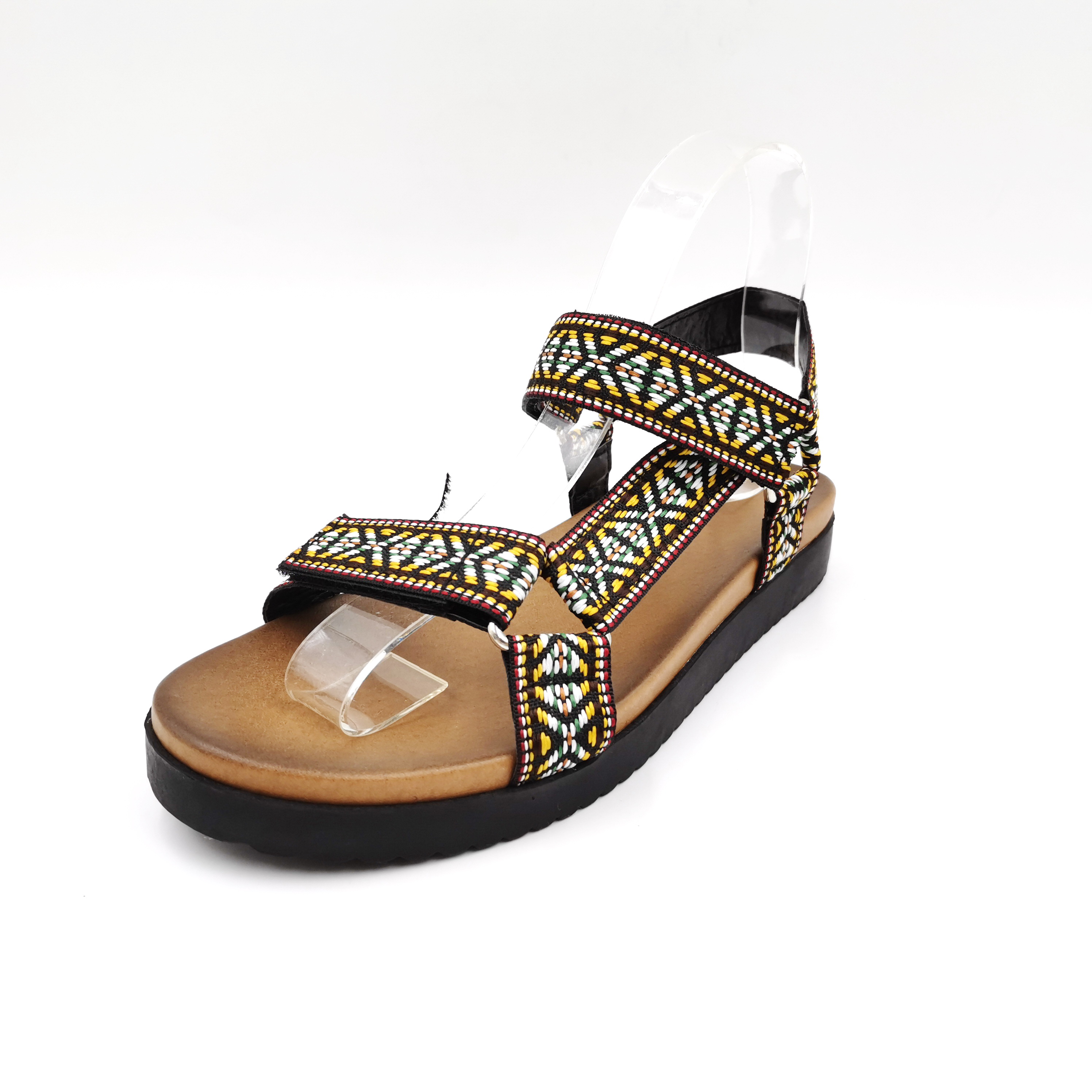 New Ladies Fashion Footbed Thick Sole Sandals