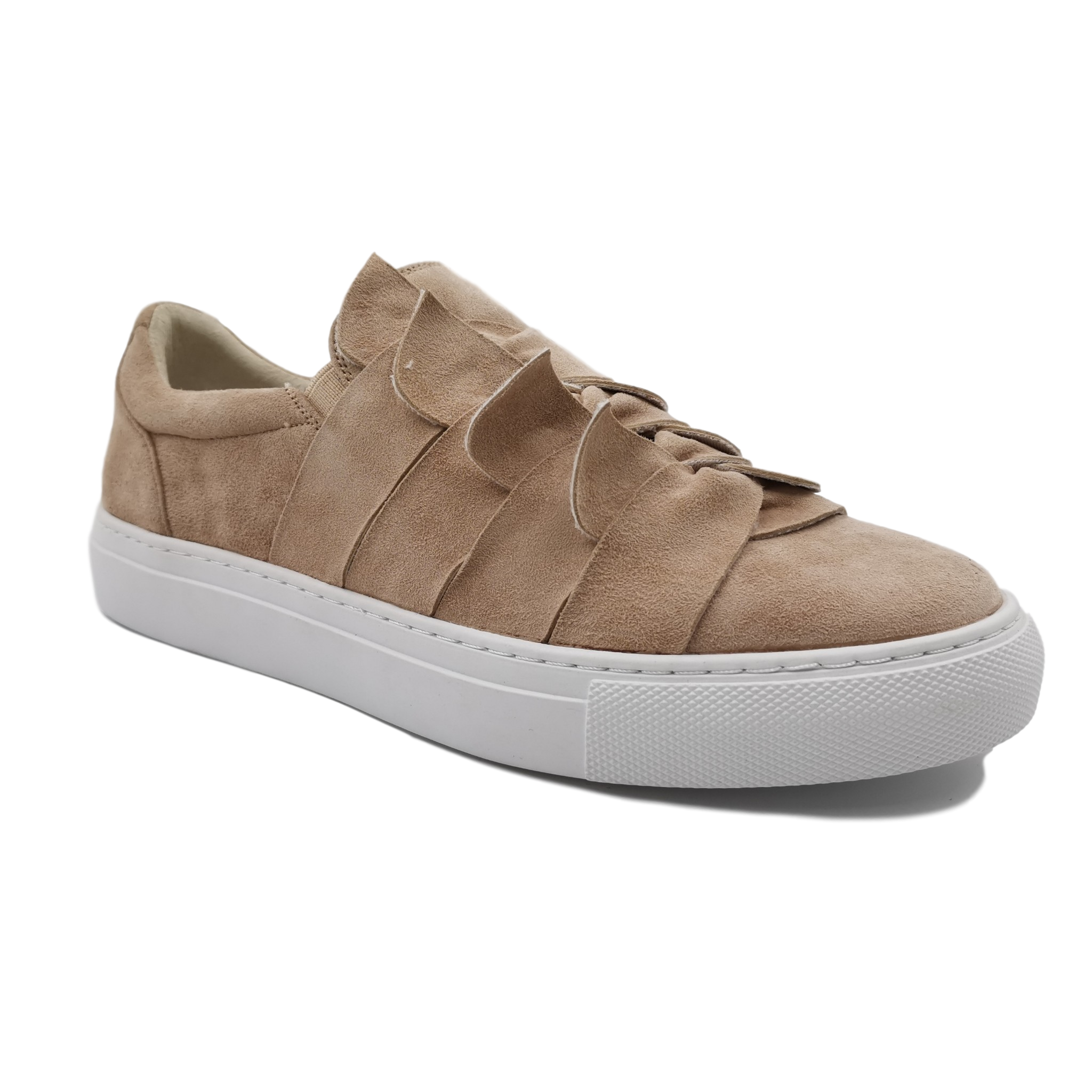 New Hot Leather Flat Fashion Sneakers