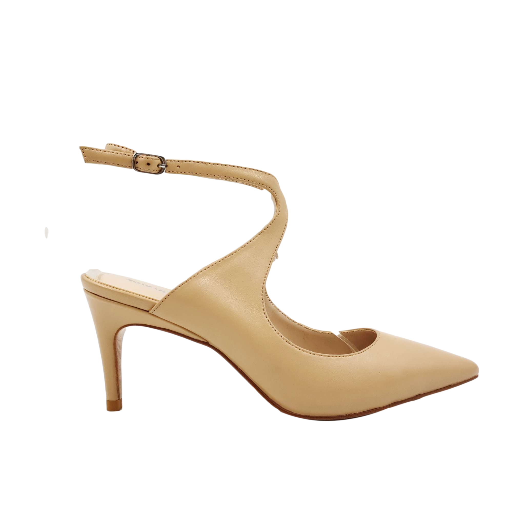 Fashion Sexy Ladies Heel Pumps with Ankle Strap