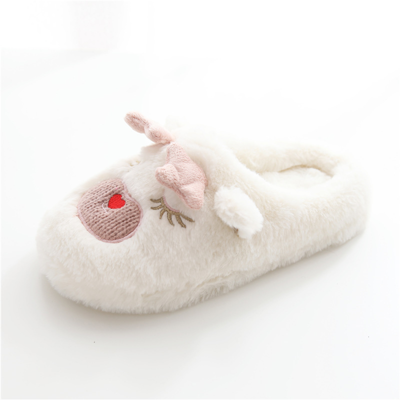 Soft Plush Indoor Slipper Shoes for Women