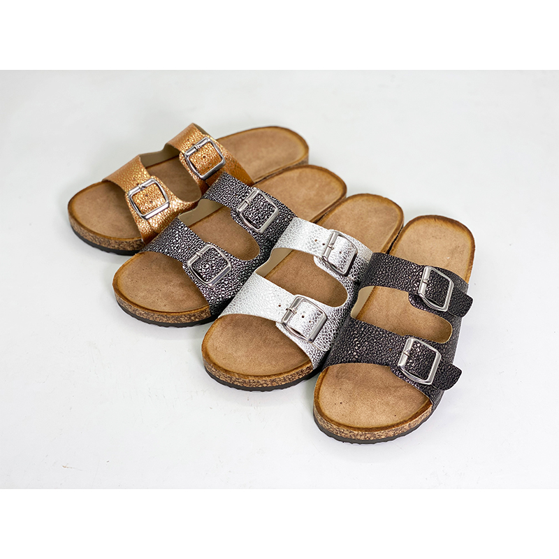 Soft Two Buckle Classic Women's Cork Sandals
