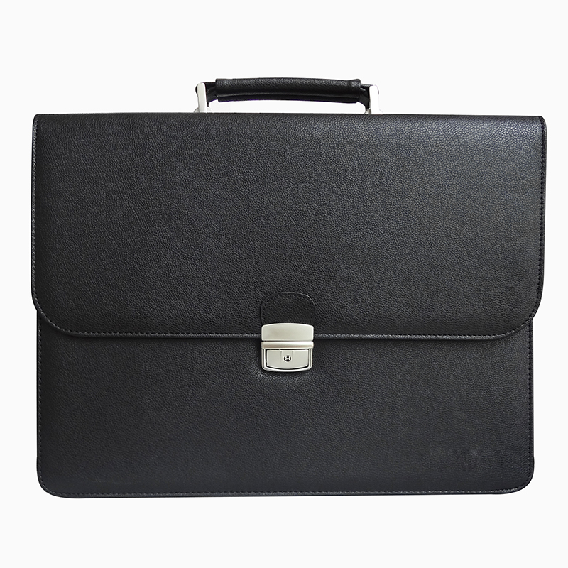 Fashion PU Leather Business Men's Tote Bag Briefcase