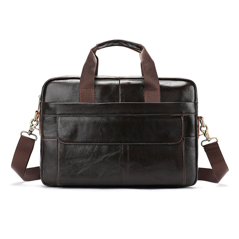 Wholesale Genuine Cowhide Leather Laptop Handbag