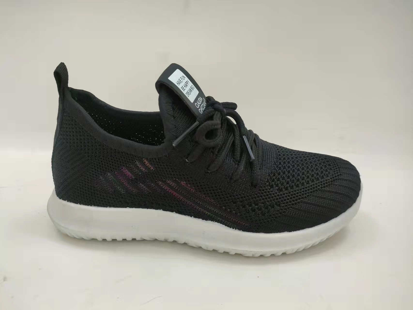 Casual Shoes with Fabric Upper and PVC Injection Outsole