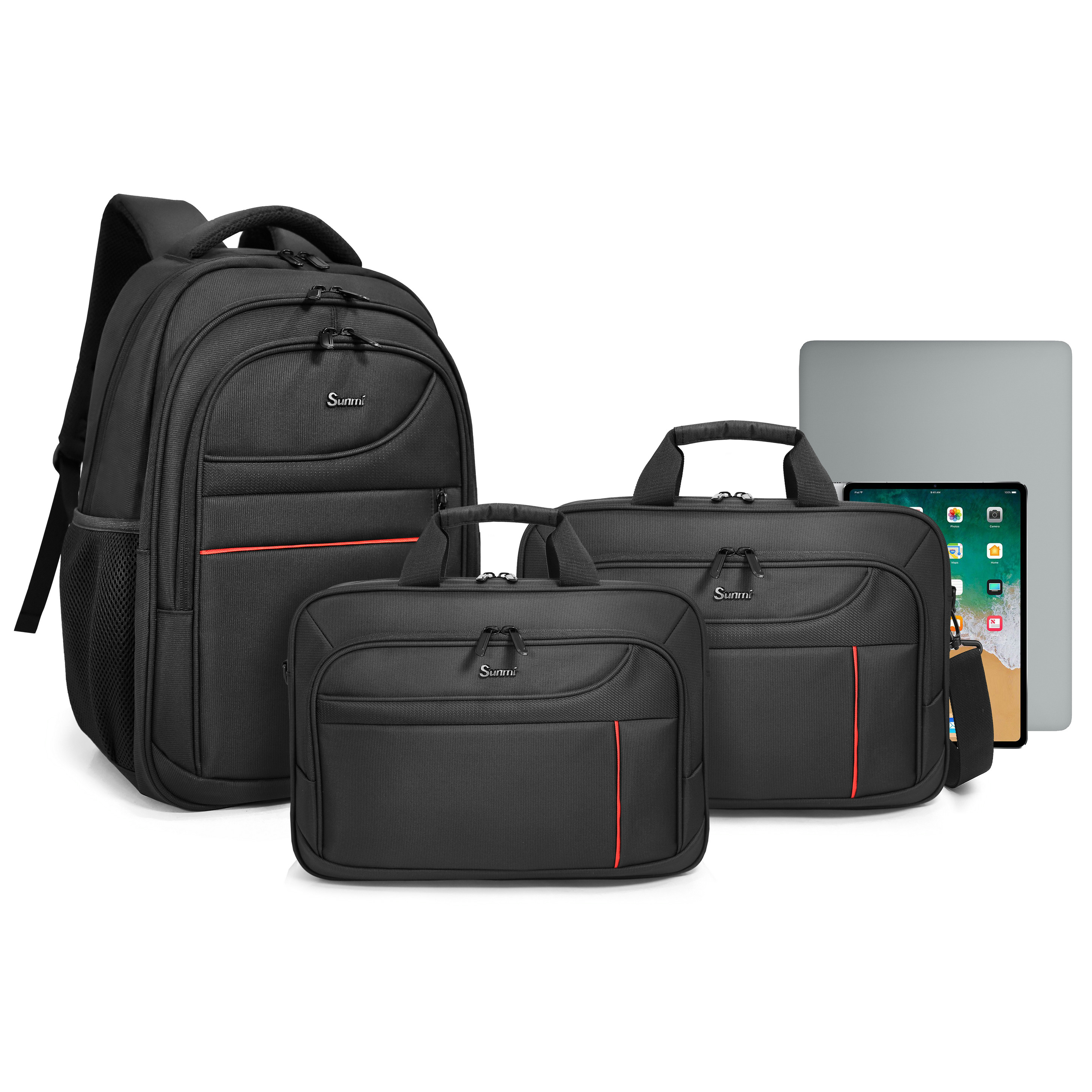 Slim Business Laptop Briefcase with Padded Storage