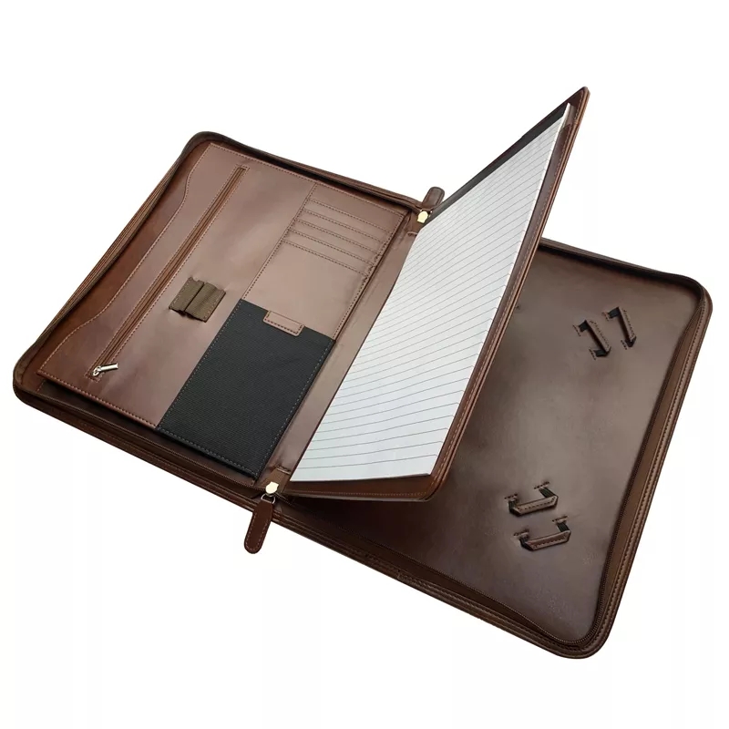 Stylish Thermo PU Leather Phone Pocket Tablet Sleeve Holder Portfolio