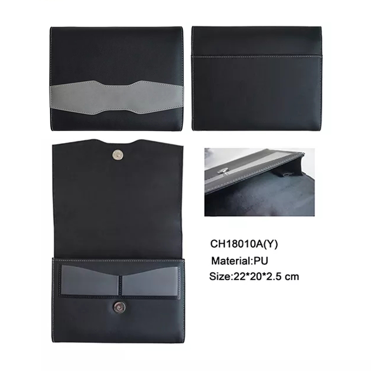 Custom PU Leather Car Document Holder with Logo