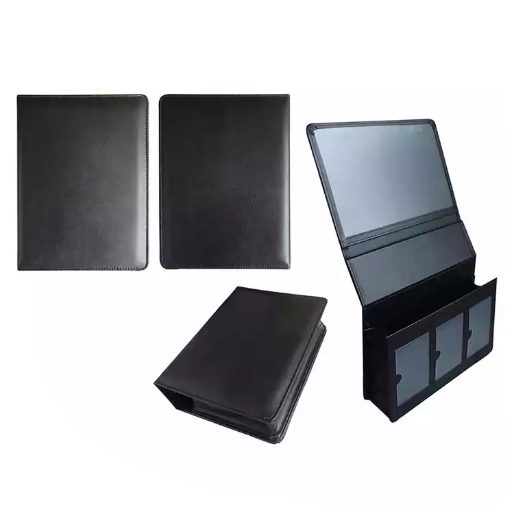 OEM Office Conference Waterproof PU Leather Car Document Folder Bag