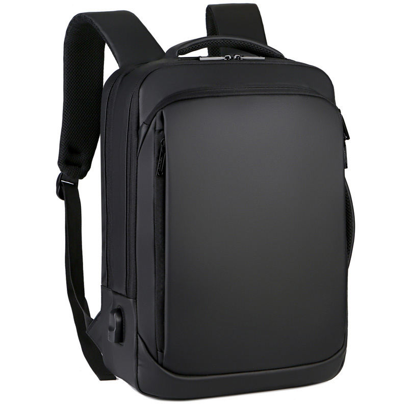 OMASKA 17-inch Waterproof Business Travel Laptop Backpack with USB