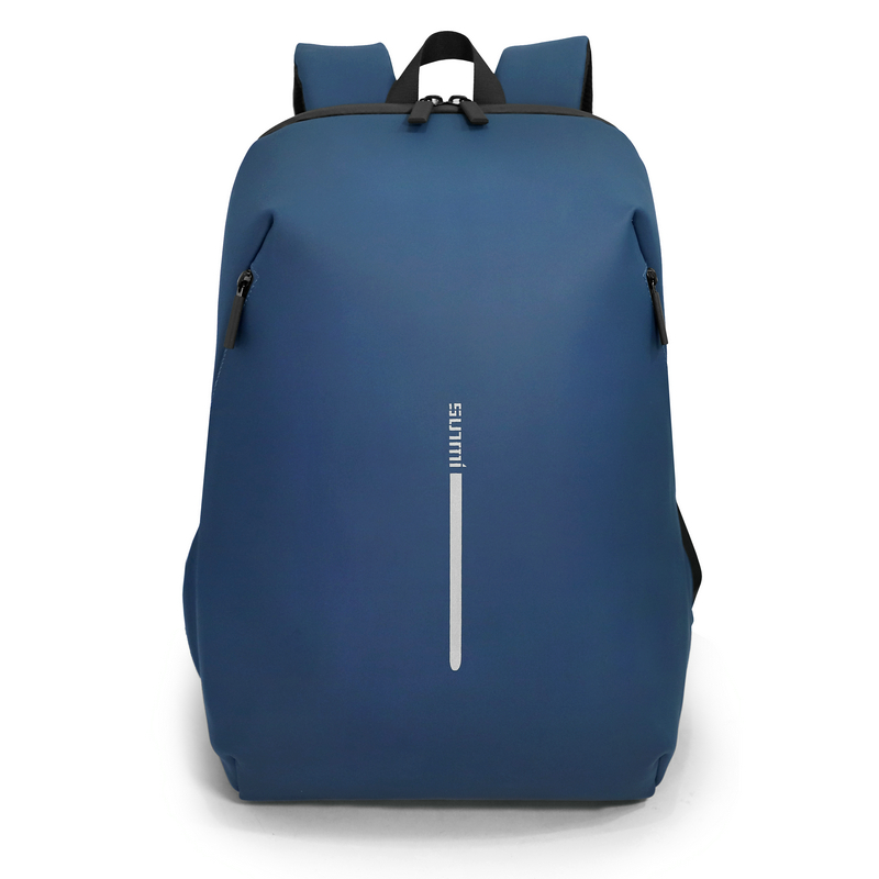 Anti-theft backpack with laptop compartment