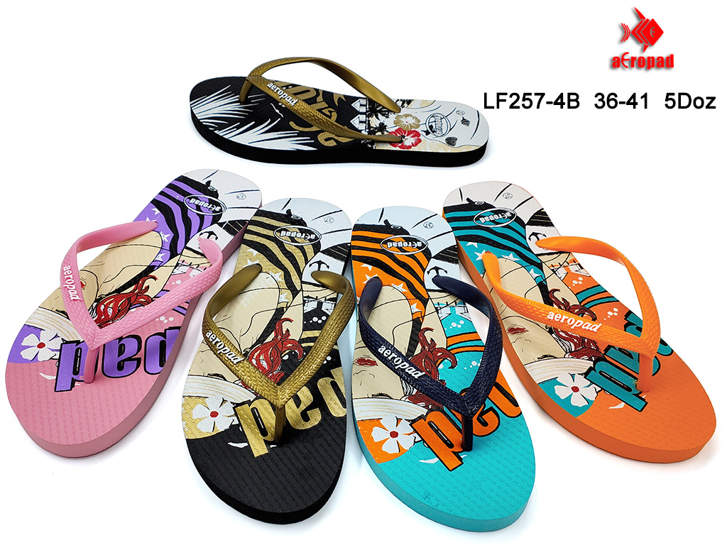 HI FRIEND LF457-4B EVA Foam Slippers with Color-Blocking Footbed