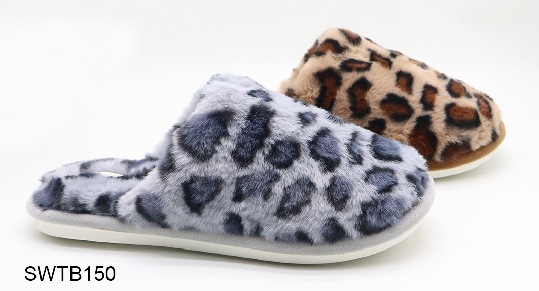 Indoor Plush Flat Slippers