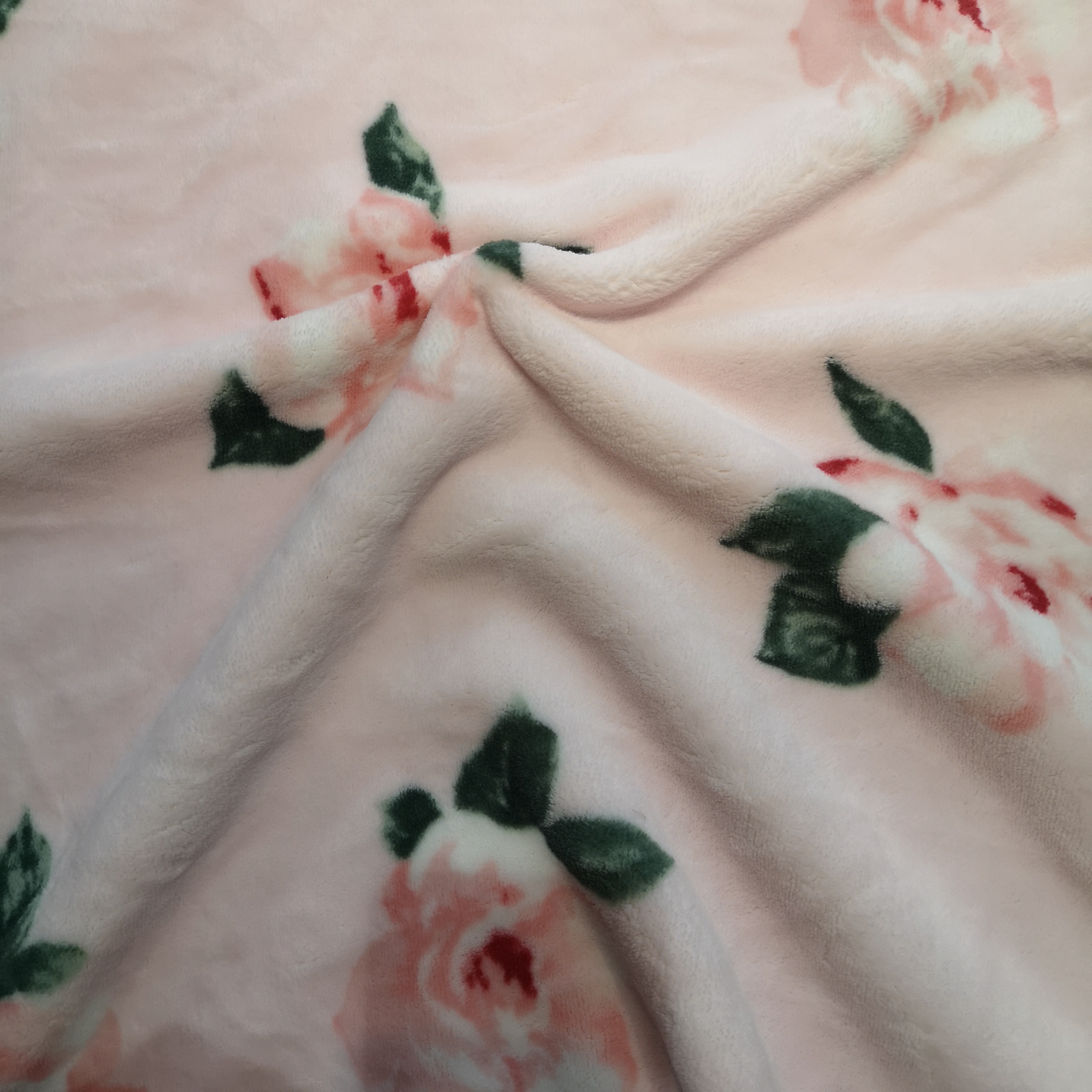 Double-sided flannel printed fabric