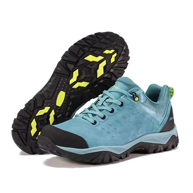 Hanagal Men's Suede Leather Walking Hiking Boots for Wide Feet