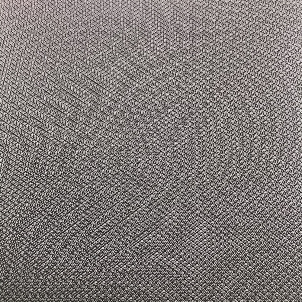 100% Polyester Black Small Eyelet Sandwich Mesh Fabric
