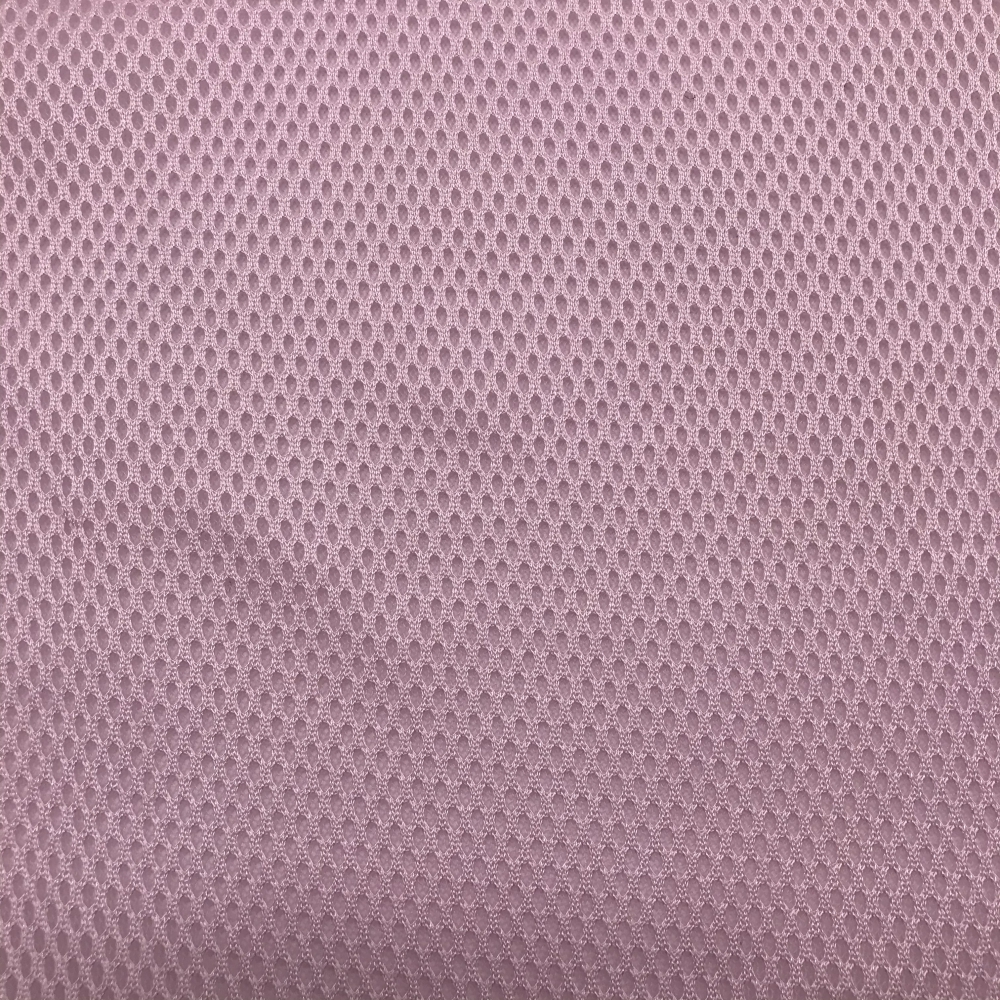 100% Polyester Pink Diamond Sandwich Mesh Fabric
