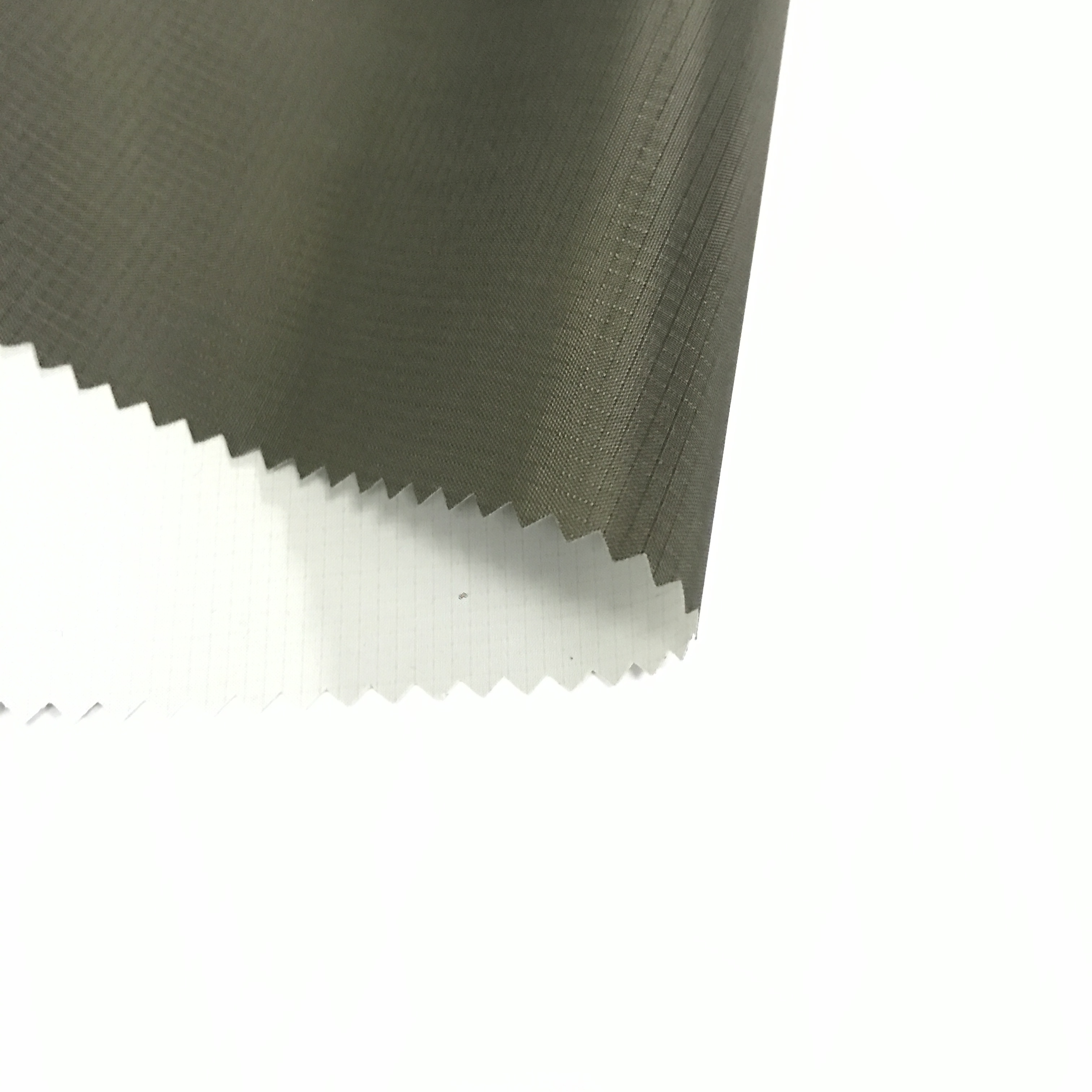 210T Ribstop Taffeta Fabric with White PVC Coating