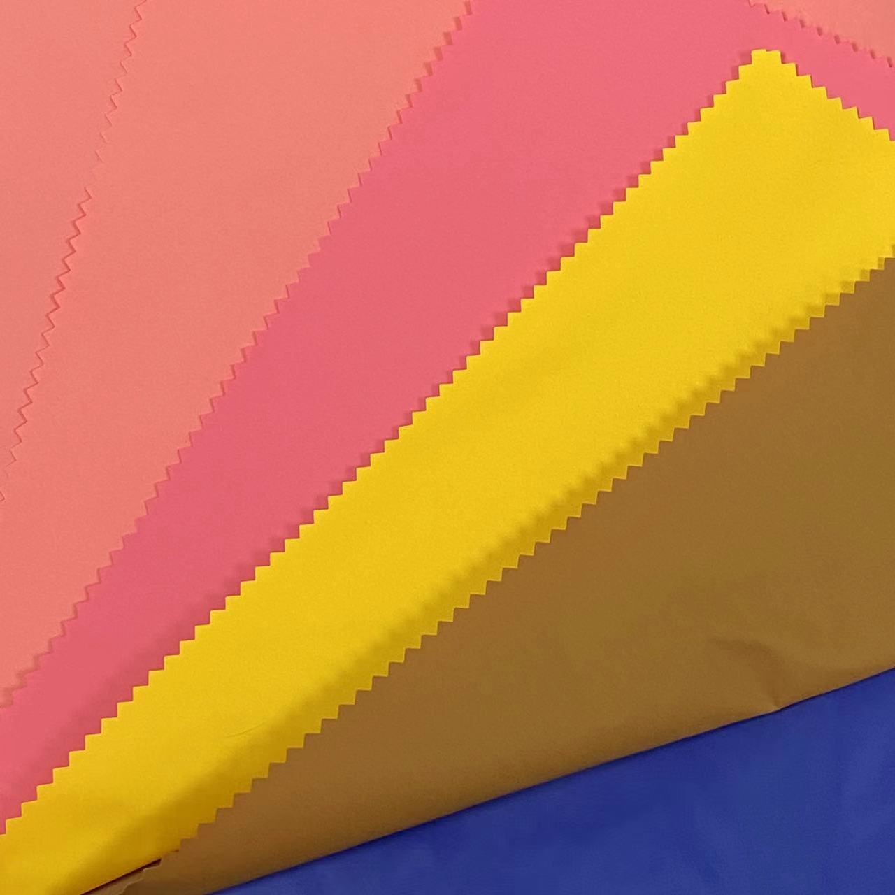 Polyester Taffeta Fabric with Memory and Waterproof Properties