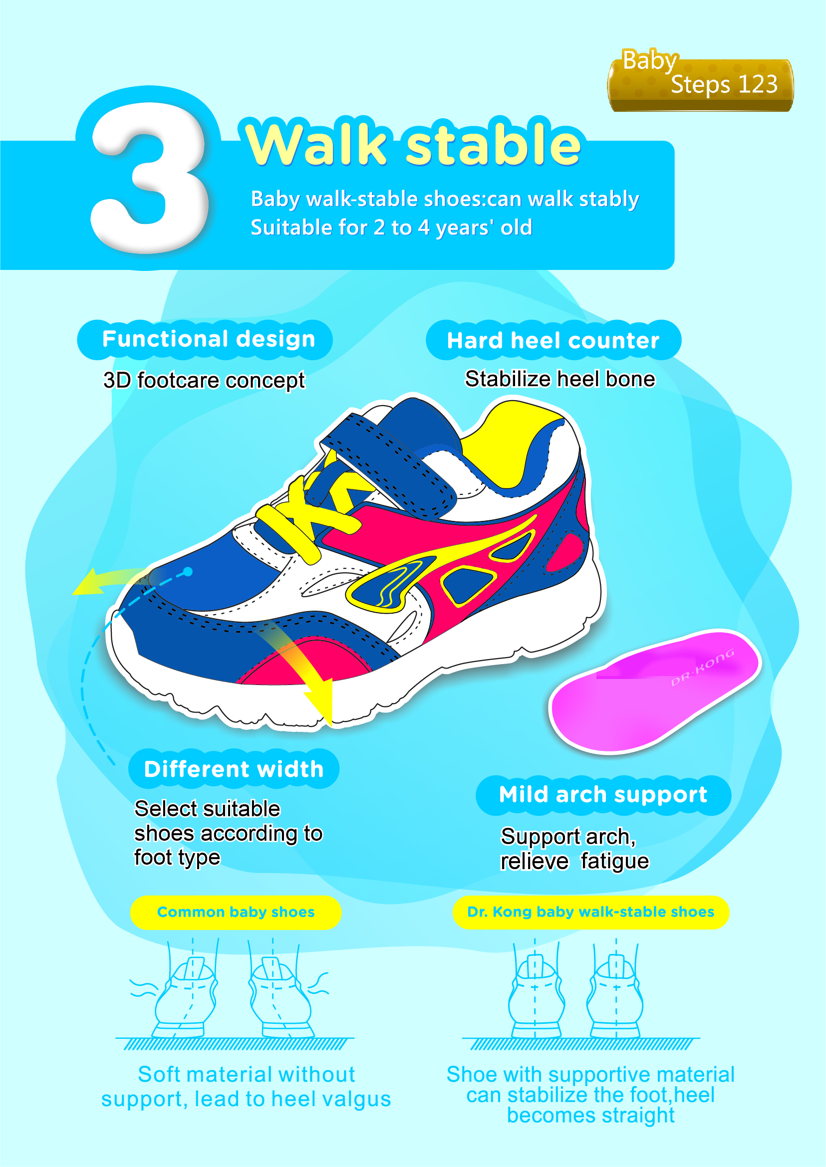 Dr. Kong Kids' Back-to-School Sneakers