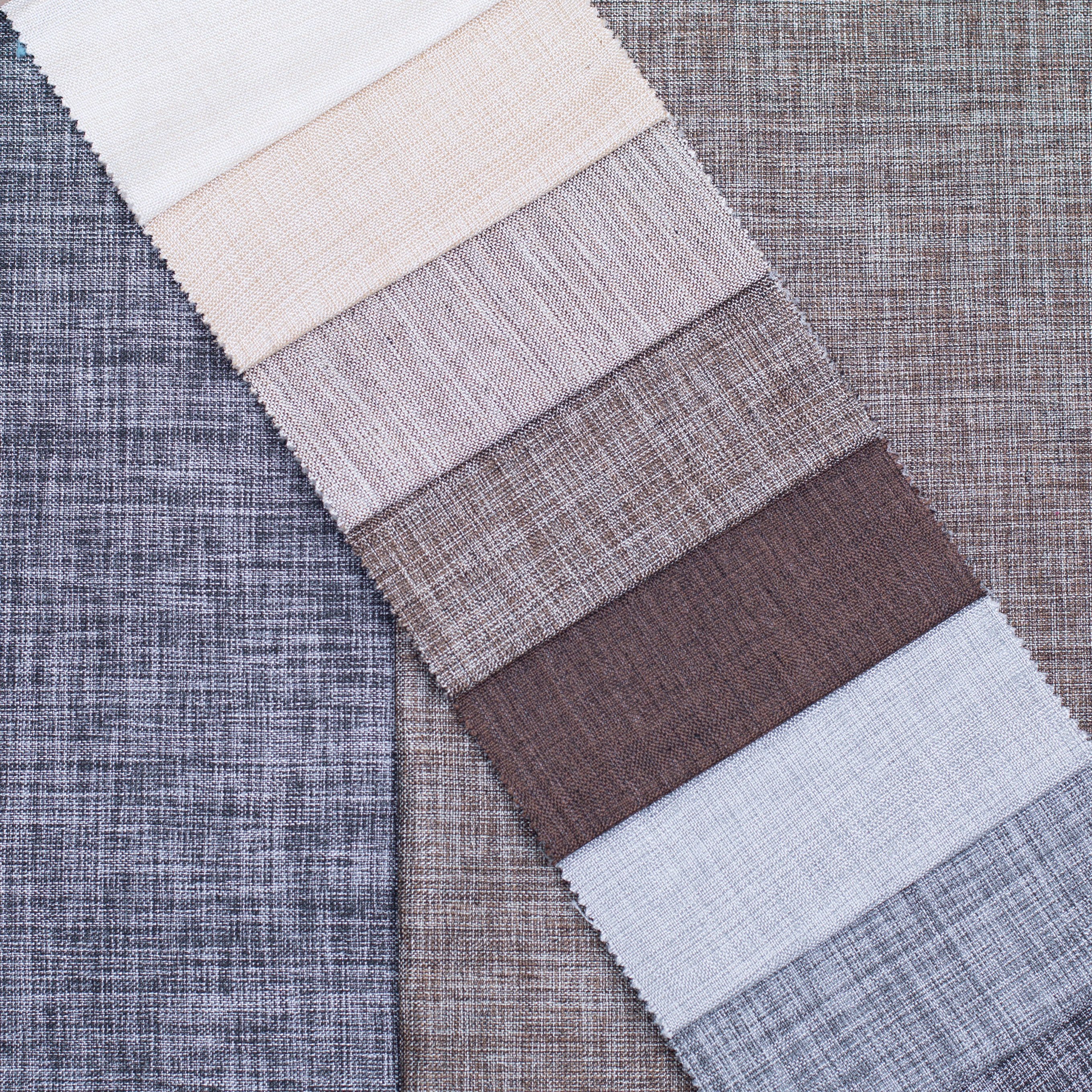 Linen look fabric