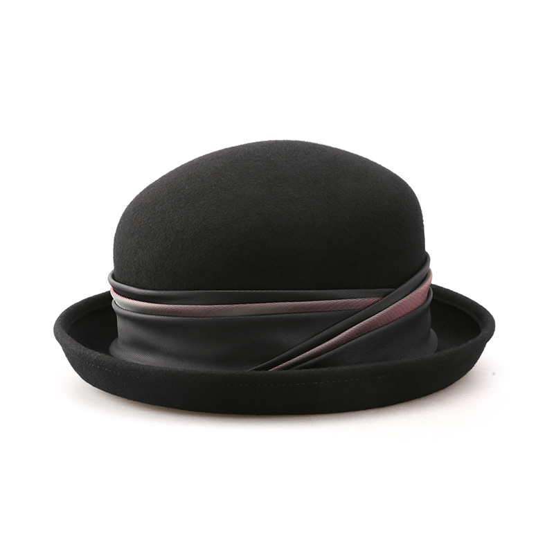 Men and Women Wool Felt Bowler Hats