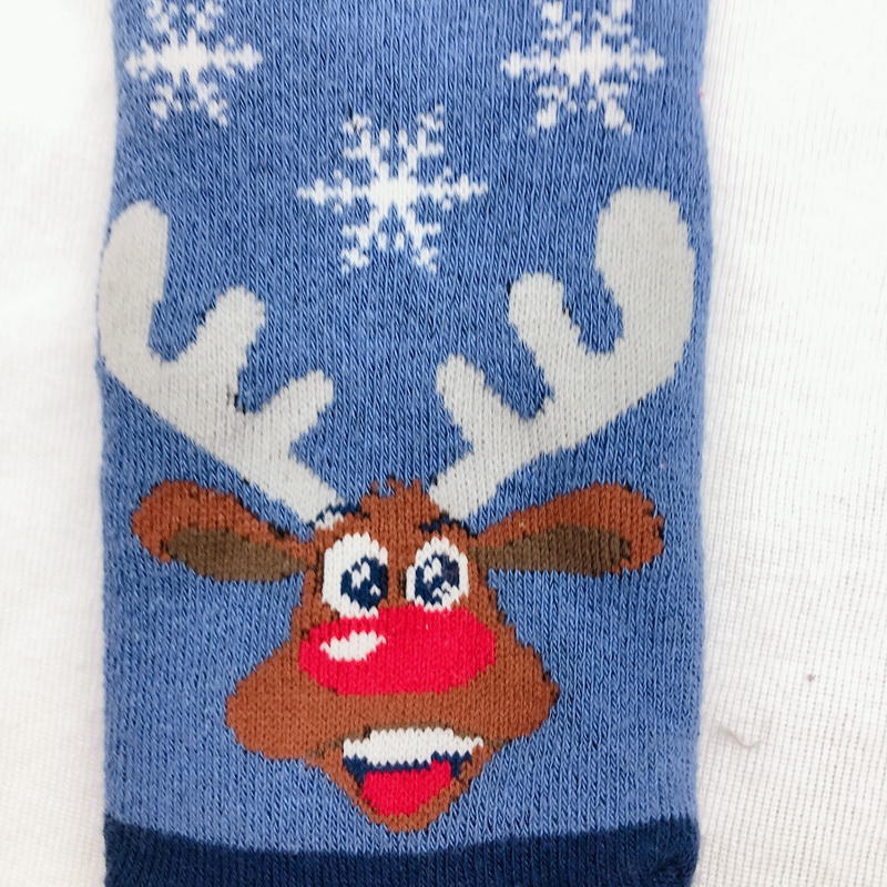 Boys' Jacquard Socks with Anti-Slip Feature