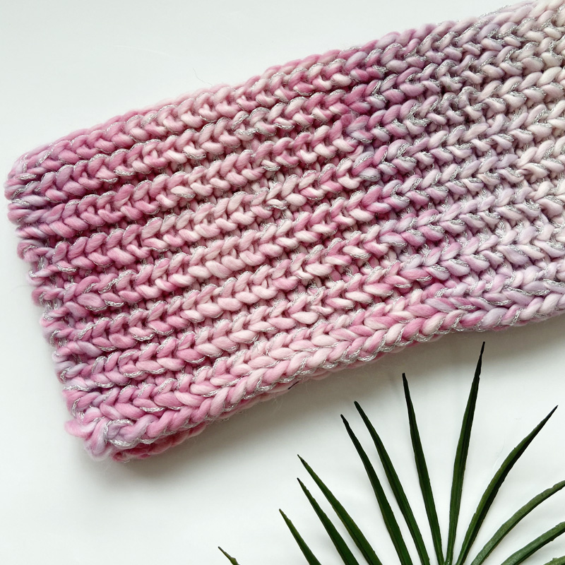 Girls Knitted Space Dye Hat and Scarf Set