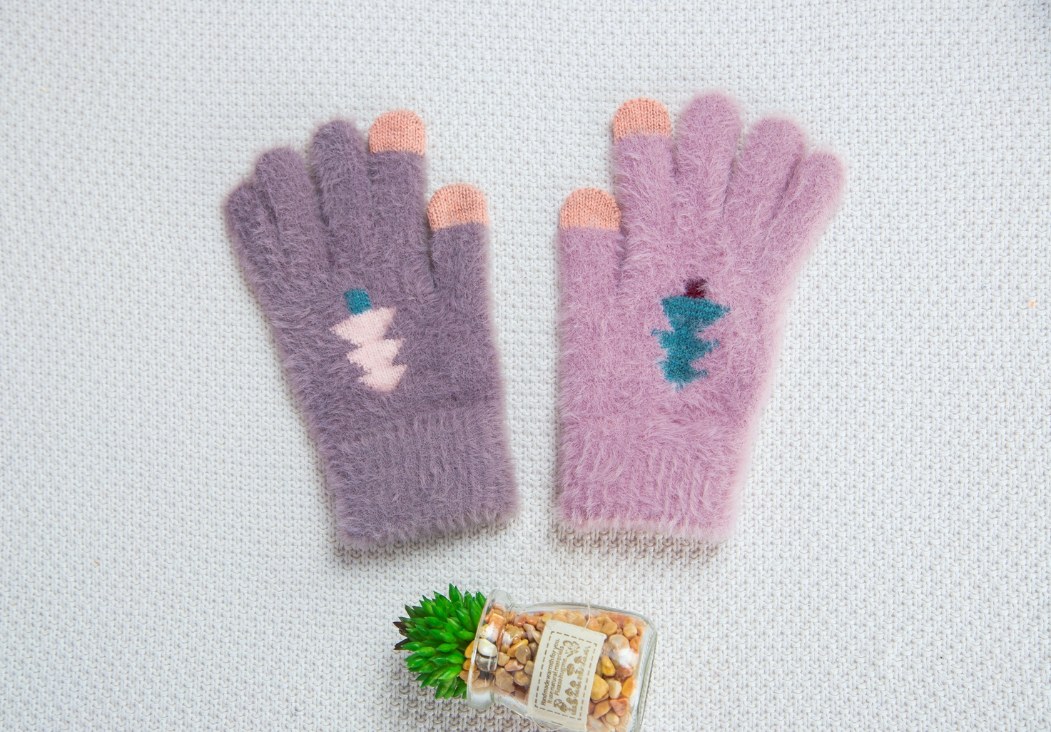 Women's Sable Hair Gloves