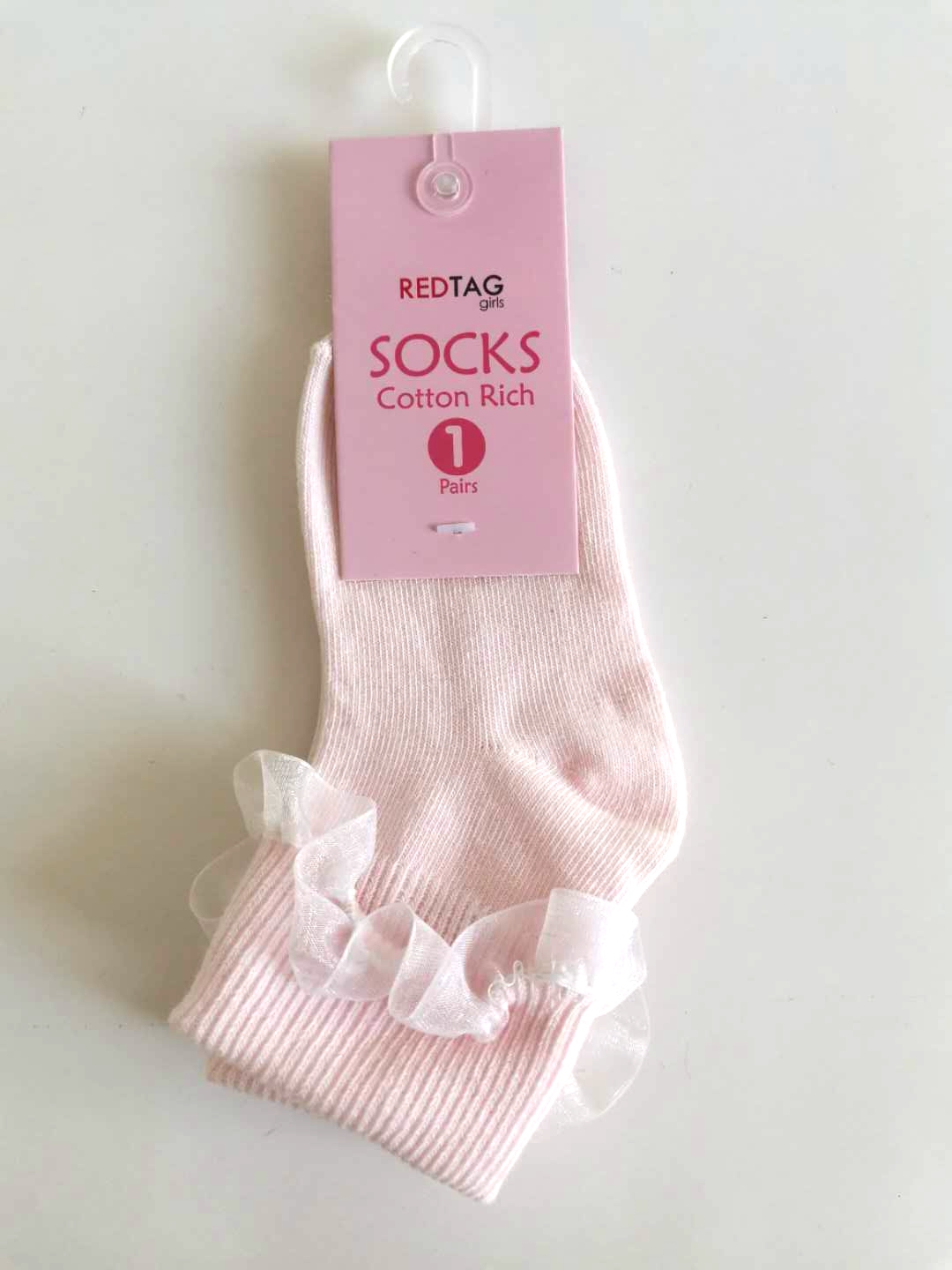 Children's Cotton Socks with Flower Welt