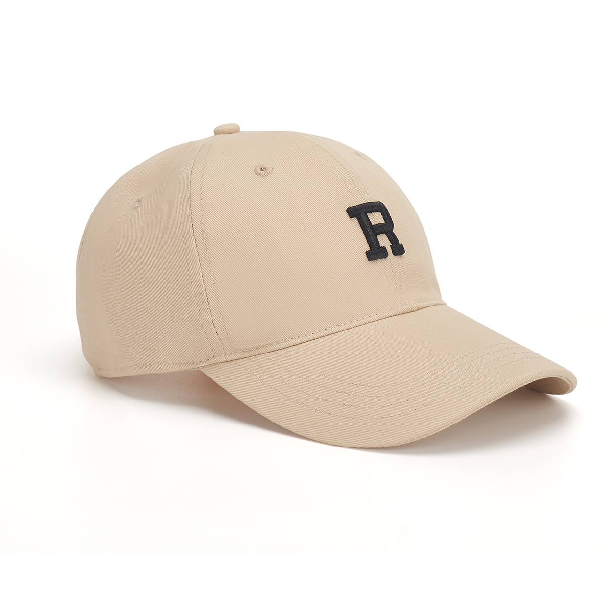 R Letter Embroidered Baseball Hat