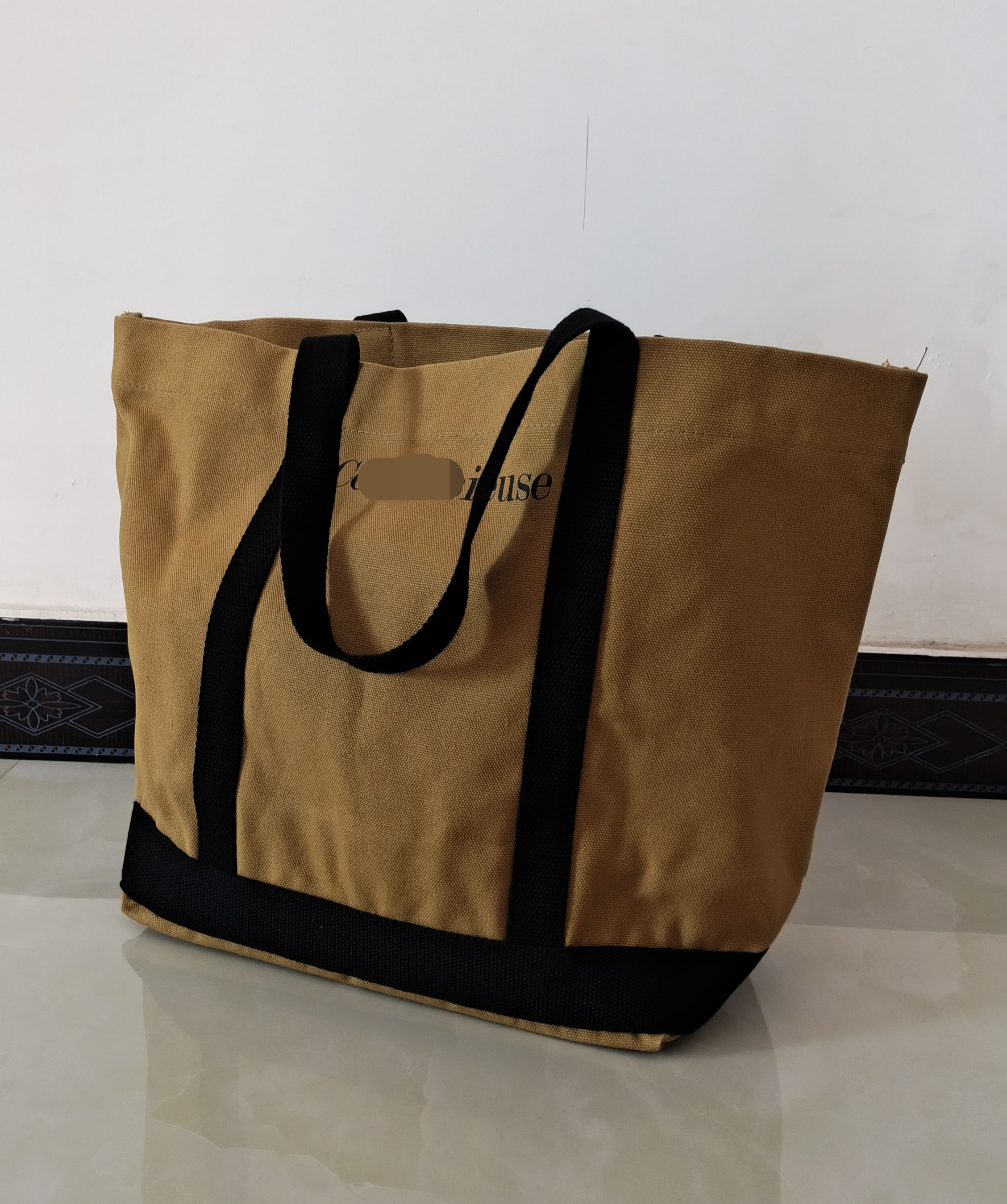 Custom 18oz Canvas Tote Bag for Giveaways and Gifts