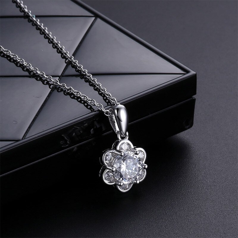 S925 Sterling Silver Fashion Simple Romantic Personality Collarbone Necklace