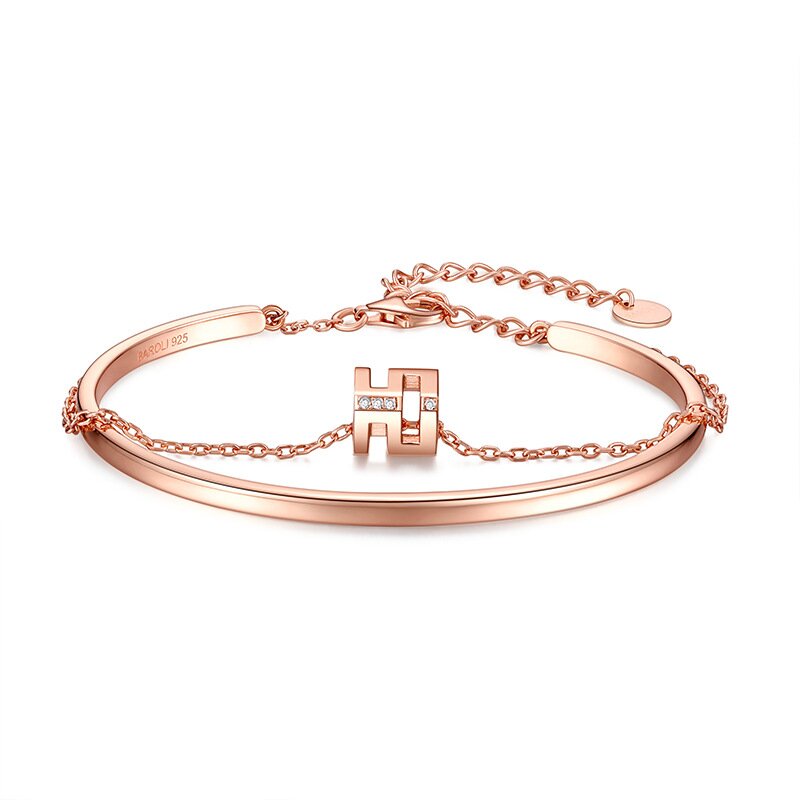 S925 Sterling Silver Fashion Bracelet with Light Luxury Niche Design