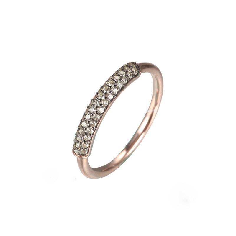 Fashionable Zircon Ring with Personality
