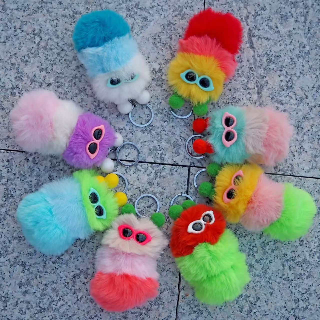 Candy Crush Plush Toy Keychain