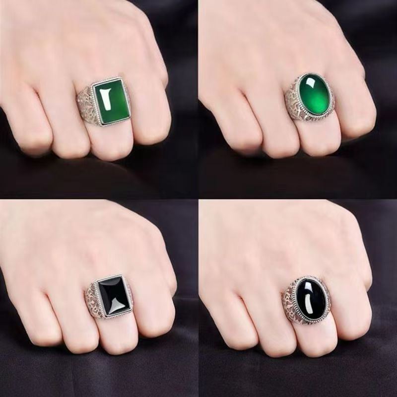 European and American Fashion Imitation Gemstone Ring