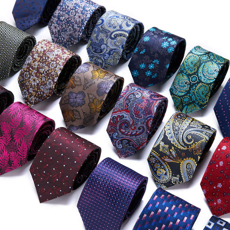 100% Silk Fashion Necktie, 8cm Width