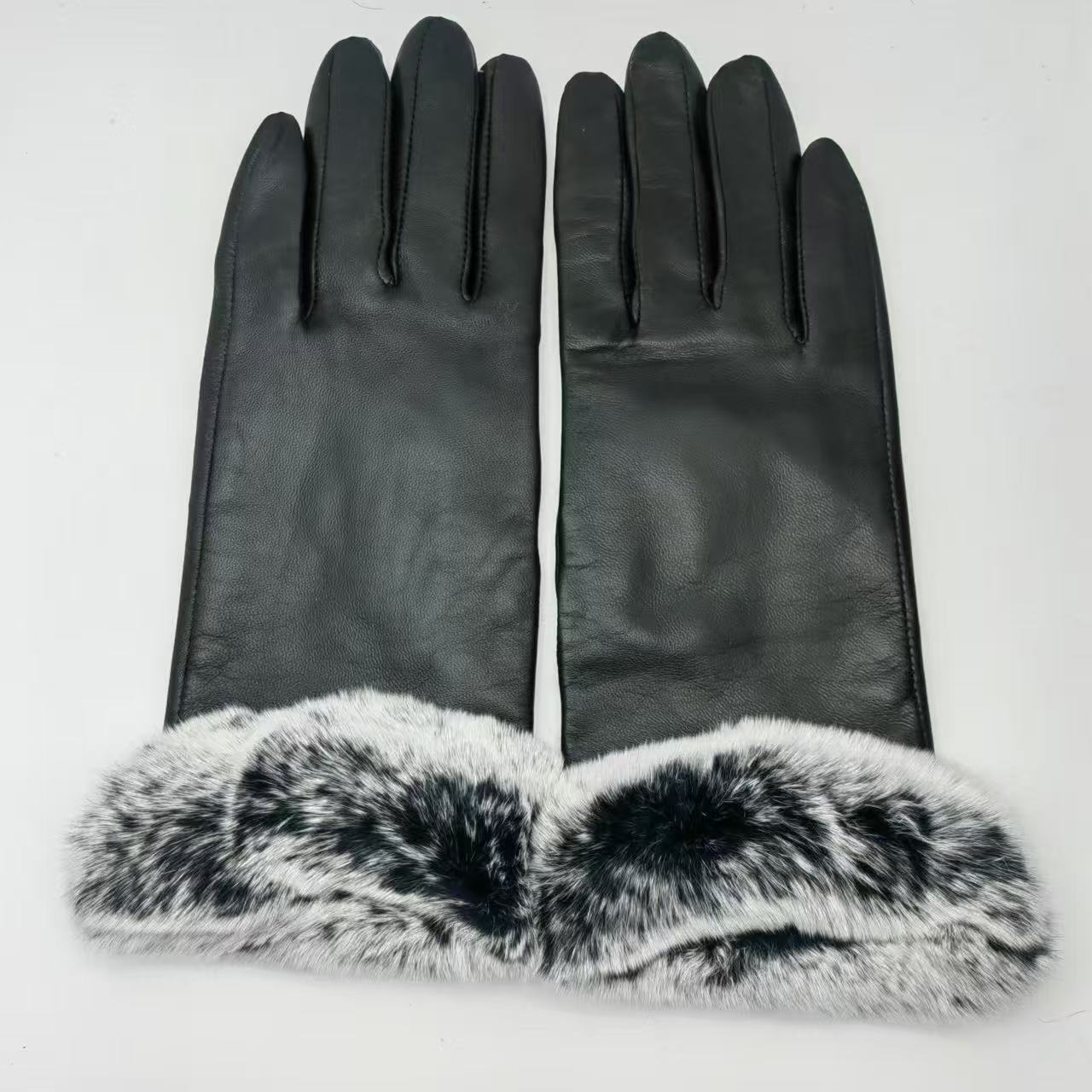 Men's and Women's Winter Leather Driving Gloves