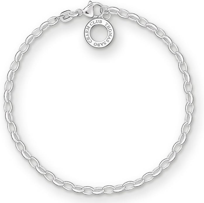 Amie Classic 925 Sterling Silver Charm Bracelet