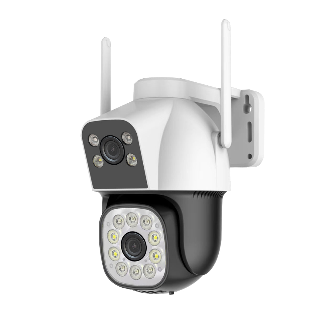 Outdoor Waterproof Dual Lens Security Surveillance Camera