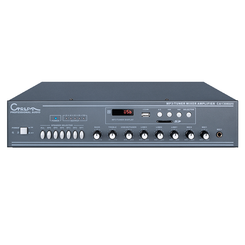 6-Zone MP3 PA System Mixer Amplifier (60W-350W)