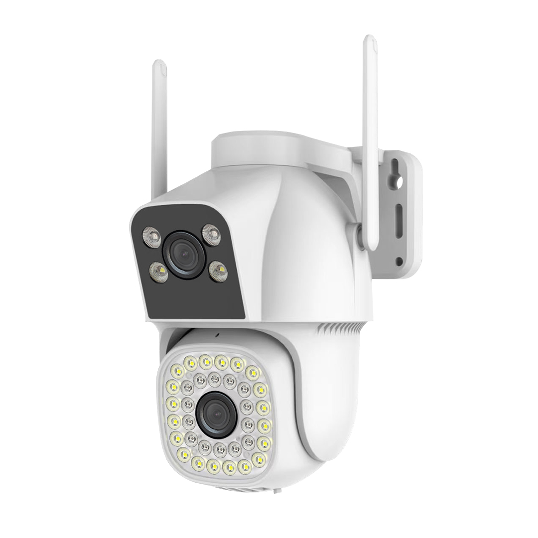 4G/WIFI Outdoor Dual-Lens PTZ Security Camera