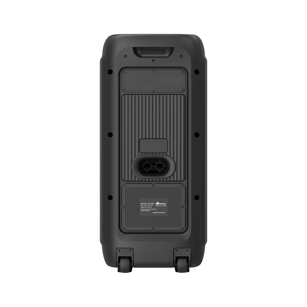 Upgraded 8-Inch Wool Fiber Portable Wireless Outdoor Speaker