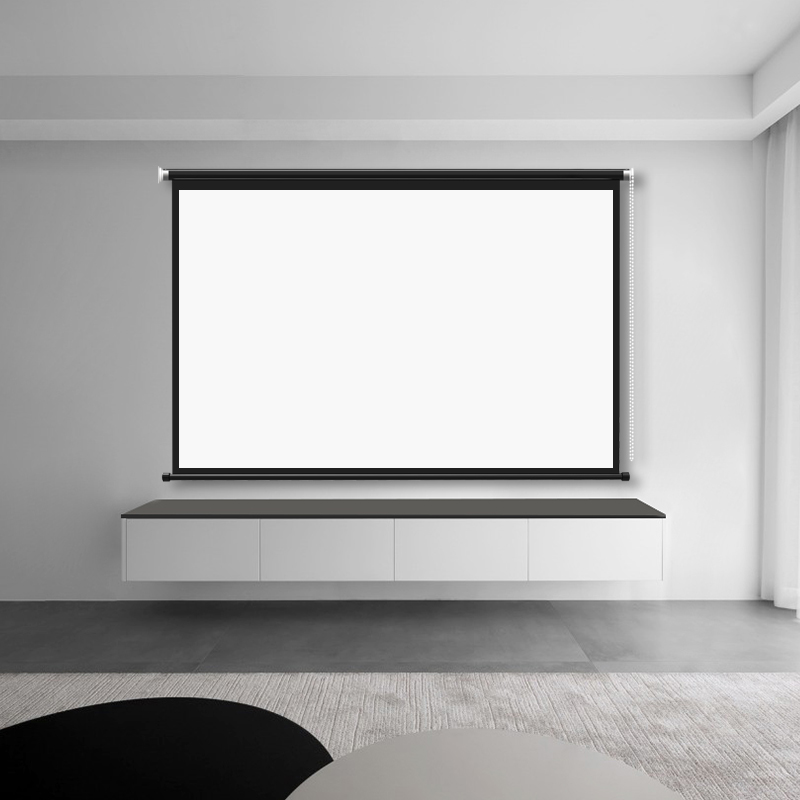 Manual Projection Screen Curtain