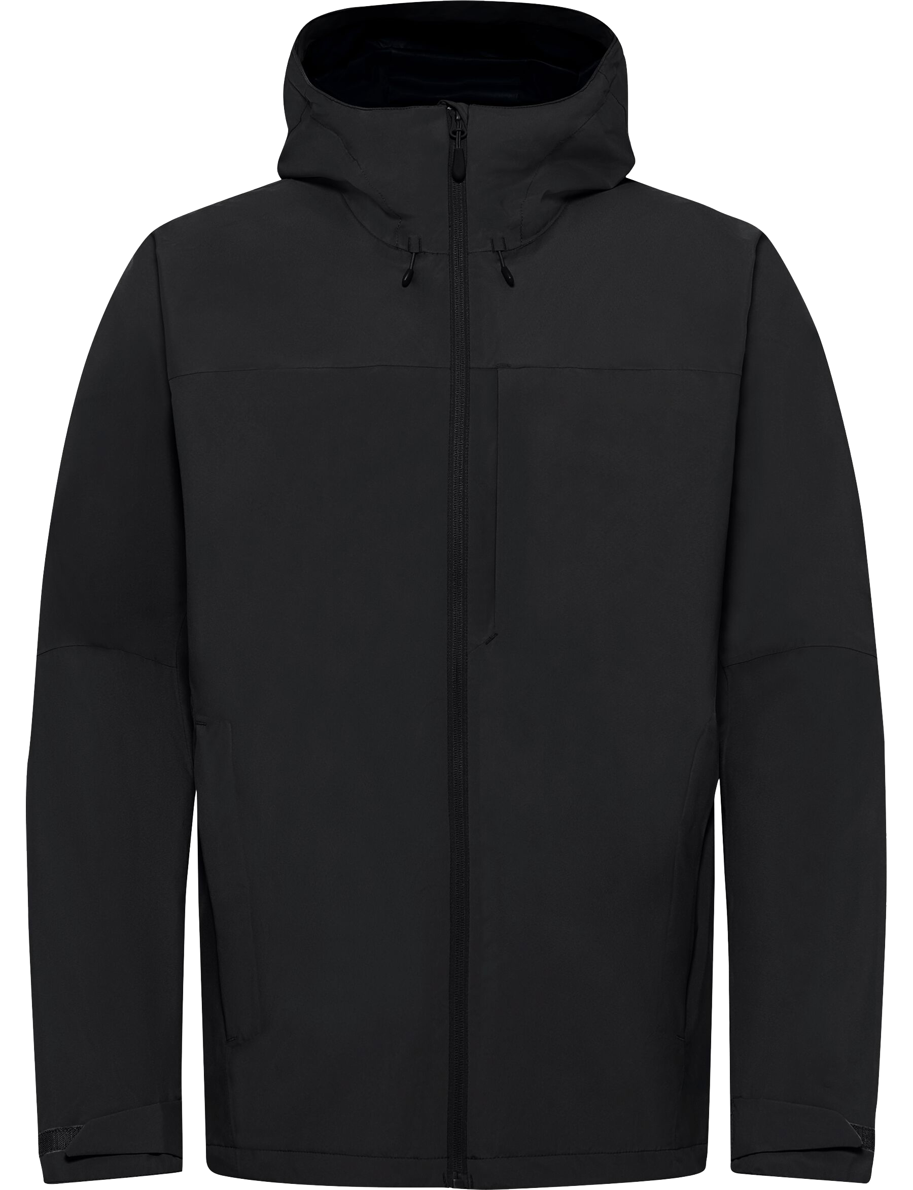 Waterproof Breathable Jacket with Adjustable Cuffs and Multiple Pockets