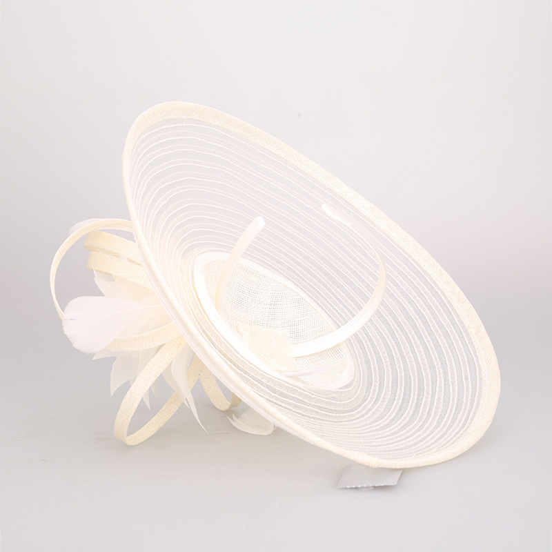 Wholesale Light Pink Feather Flower Party Dresses Cinamay Fascinators